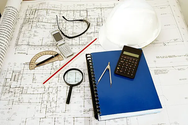 حساب تكلفة بناء منزل دورين عظم وتشطيب في صنعاء 2025 - مخططات هندسية وجدول كميات لتوفير مواد البناء